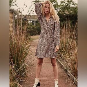 Doen Eliot Dress in Navy Bellflower